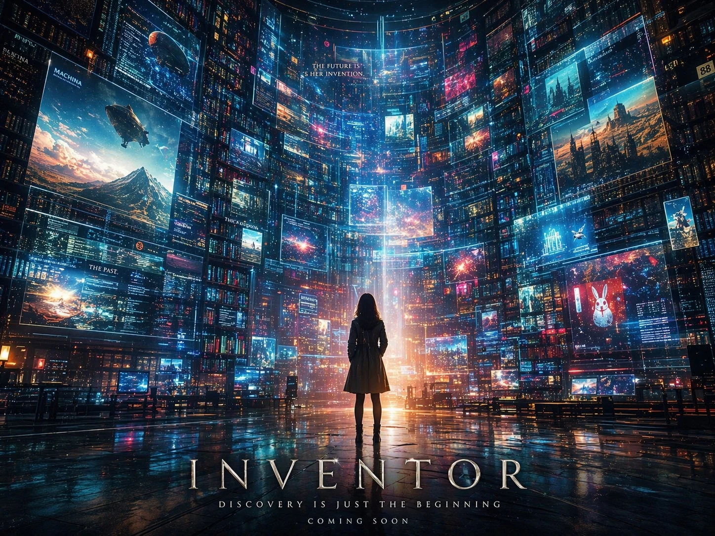 Sci-Fi Movie Teaser Poster Inventor
